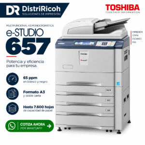 Multifuncional Monocromática Toshiba e-STUDIO 657